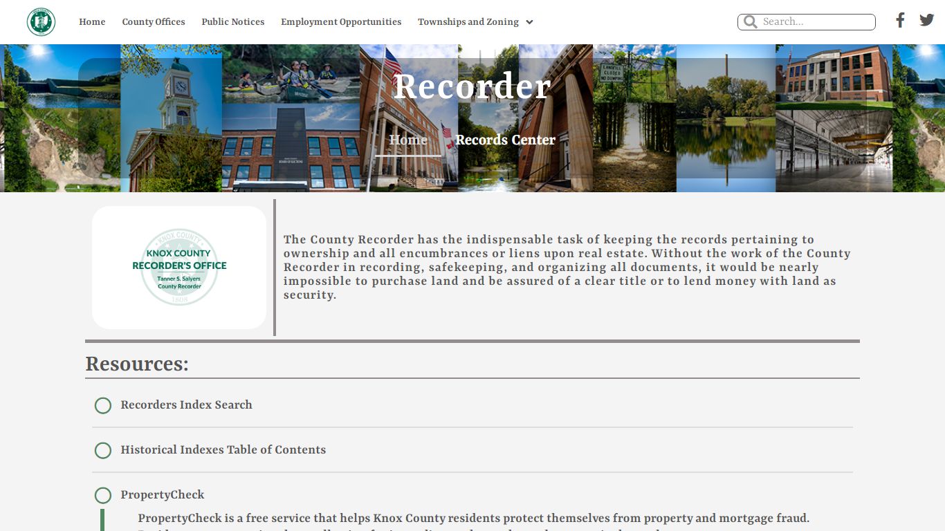 Recorder - Knox County, Ohio